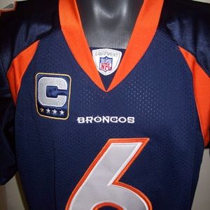 Chicago BEARS #6 CUTLER Sewn Jersey BLUE Medium